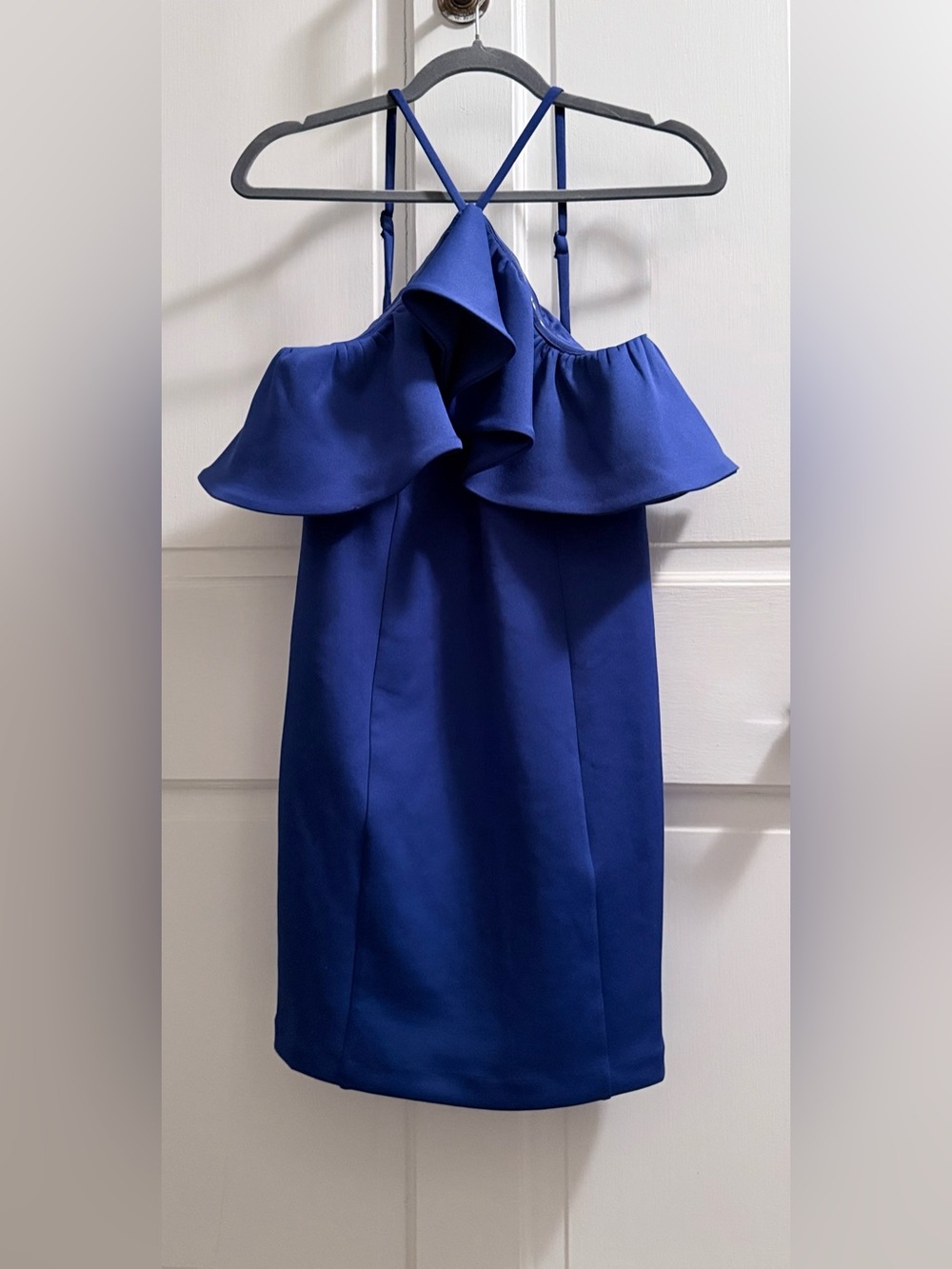 Badgley Mischka Cobalt Blue Dress